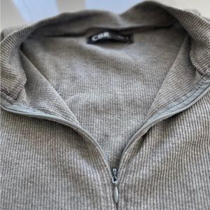 CBR Collared Long sleeve grey dress